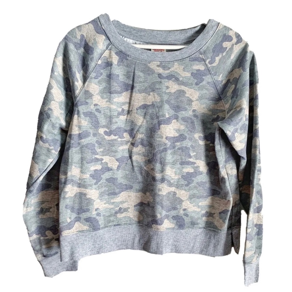 MOSSIMO SUPPLY Co Gray Camo Print Sweatshirt M